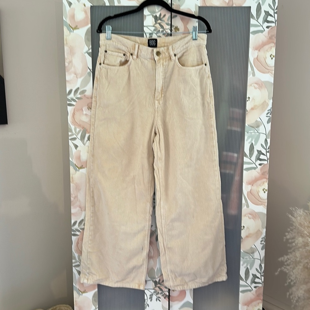 Urban outfitters wide leg high rise corduroy skate pants.
